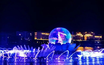喷泉水景